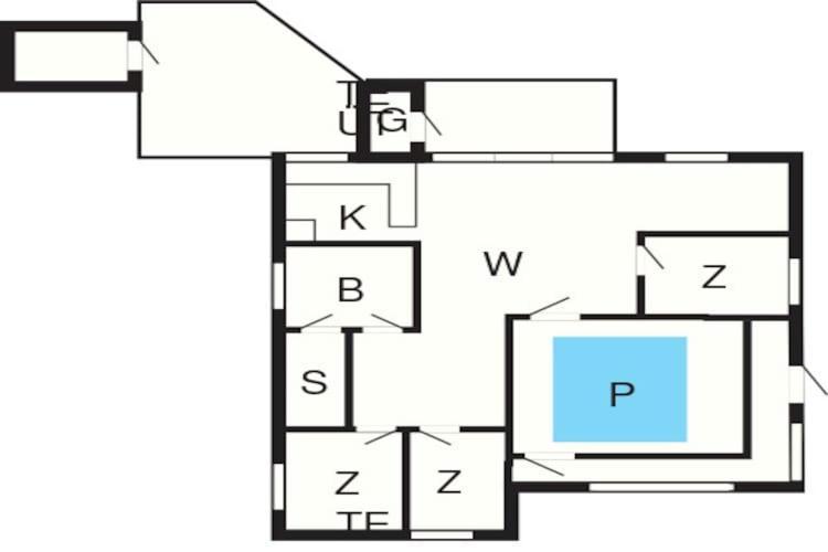 7 Person Holiday Home In Rsted Kare Extérieur photo